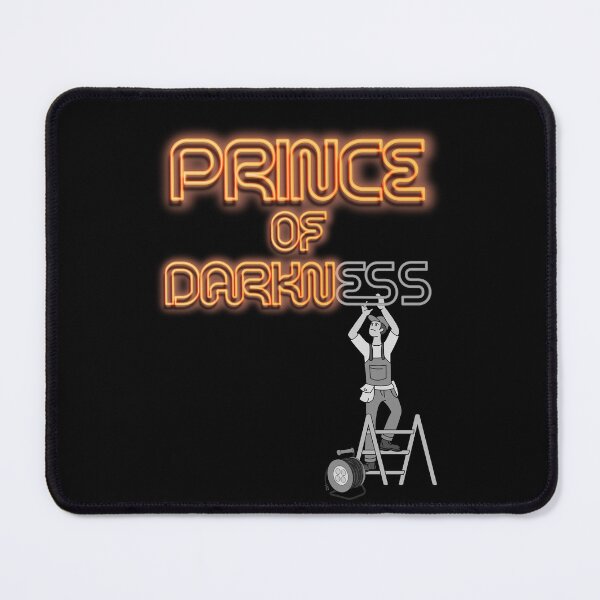 Item preview, Funny electrician gift – Prince of Darkness neon sign electrician joke design designed and sold by messy-nessie.