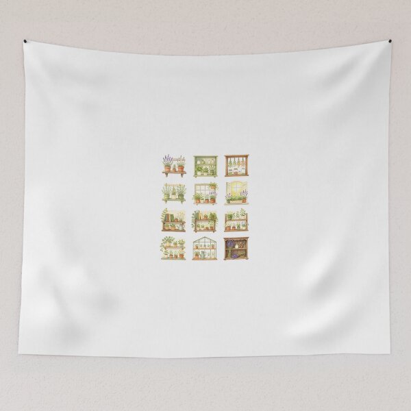 Item preview, Mini Herb Shelf Botanical Sticker Collection | Cottagecore Garden Sticker Sheet designed and sold by Spirit of Siam.