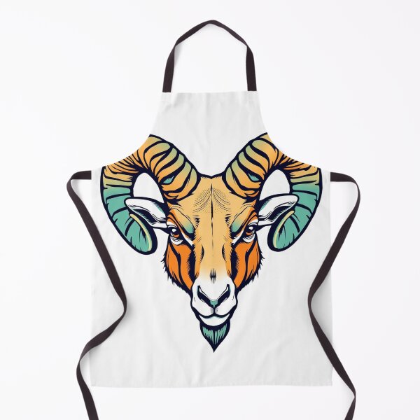 Item preview, Ram Pop Art - Modern Graphic Art Sticker designed and sold by QuirkThreadsCo.