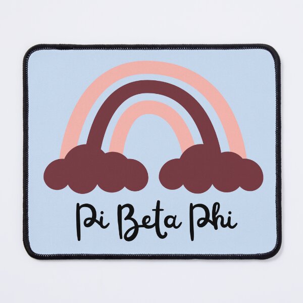 Artikelvorschau, Pi Beta Phi Sorority Red Wine Monochrome Rainbow entworfen und verkauft von JaymeOctober.