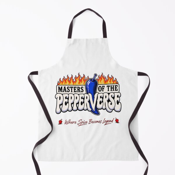 Item preview, Masters Of The Pepperverse: Where Spice Becomes Legend (Main Logo) designed and sold by Jessie Slamwhorella.
