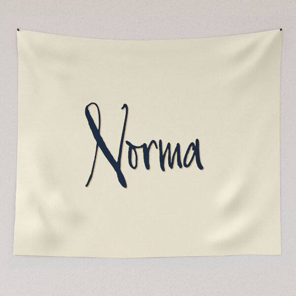 Item preview, NORMA personalized type design designed and sold by CharlottePlaceArt.