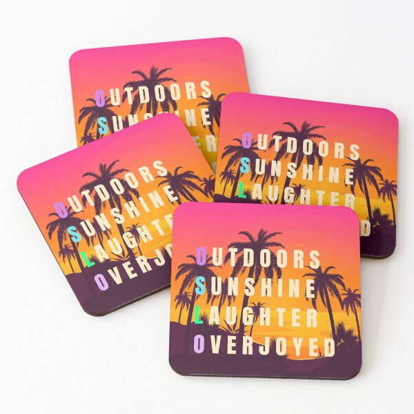 Item preview, Oslo Trip Retro Synthwave Sunset Acrostic Poem Tropical designed and sold by UTkiKK.
