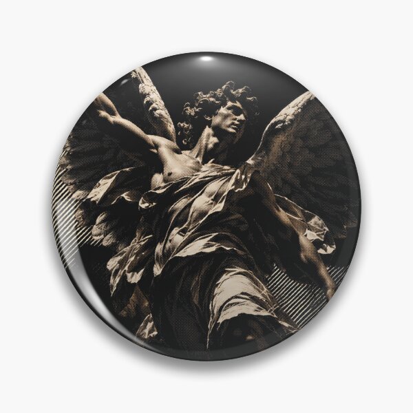 Item preview, Angel Higher Standard Artwork designed and sold by Jurassic Stitch.