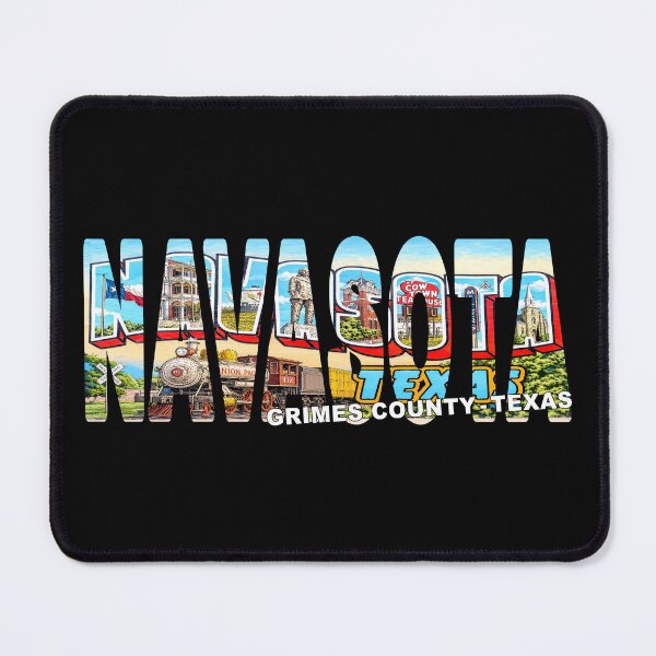 Item preview, NAVASOTA Grimes County Texas - Welcome Mural Sign Union Pacific Train designed and sold by Adam Gormley.