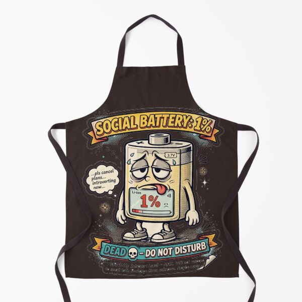 Item preview, Social Battery: 1% designed and sold by HAYA6395.