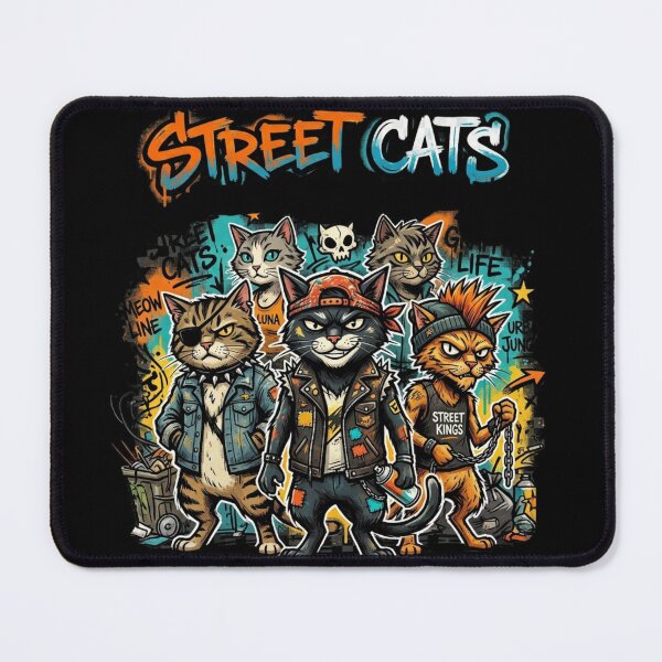 Item preview, Street Cats Urban Punk Grunge Graffiti Gang Art designed and sold by rich-moda.