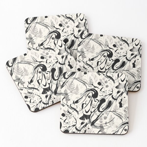 Item preview, Artistic Brushstroke Floral Texture Pattern designed and sold by SplashTastic.