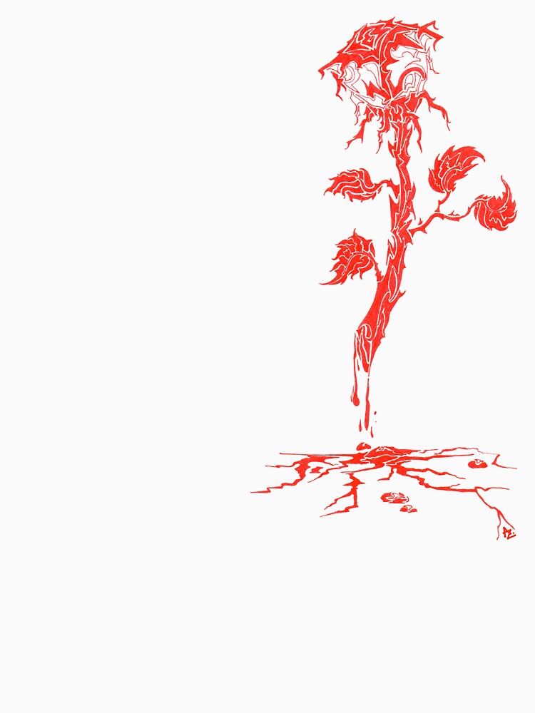 Thumbnail 7 of 7, Essential T-Shirt, Rose designed and sold by Anthropolog.