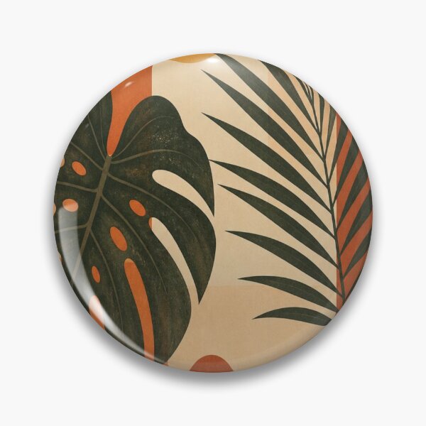 Item preview, 1970s Retro Mid-Century Abstract Botanical Monstera Print designed and sold by Gameshalah's Digital Library.