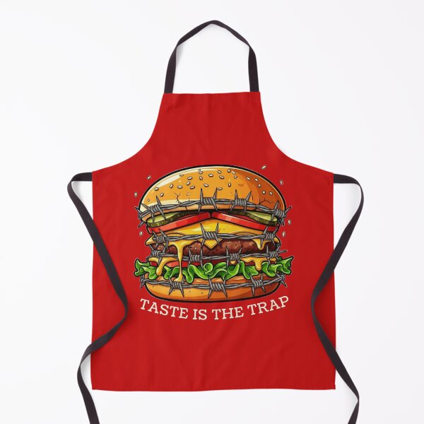 Item preview, Burger Addiction – Taste Is the Trap Funny Fast Food Illustration designed and sold by CHANCHANAI.