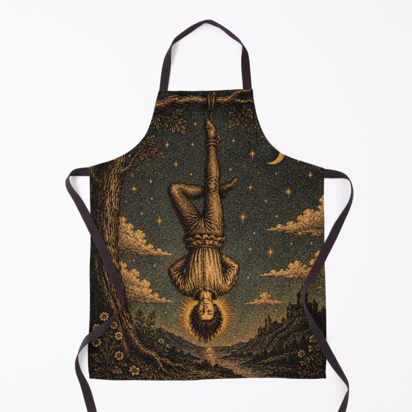 Item preview, The Hanged Man Tarot Card - Vintage Mystical Enlightenment Art designed and sold by ArcanaAbsolute.