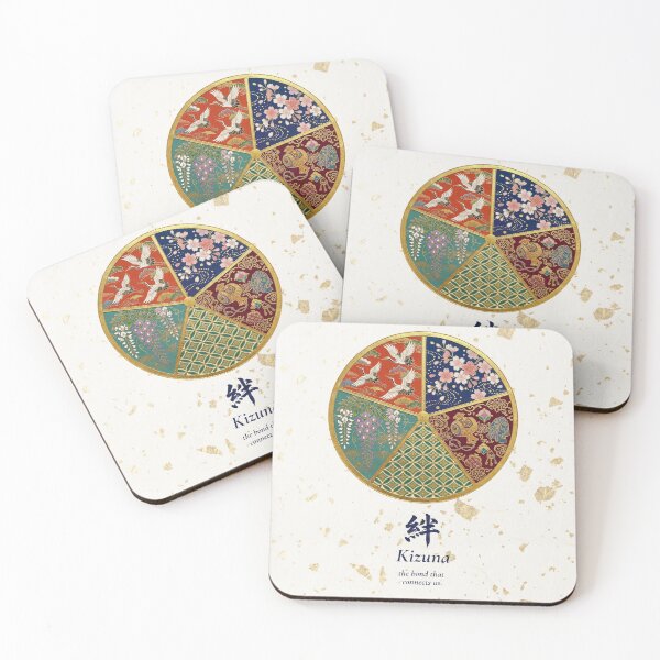 Item preview, Kizuna — Japanese Circle Art | Auspicious Kimono Crest Art Vol.2 designed and sold by KimonoKotoba.