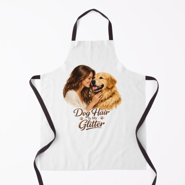Item preview, Dog Hair Is My Glitter Golden Retriever Dog Mom Gift T-Shirt designed and sold by Sahil Randhawa.