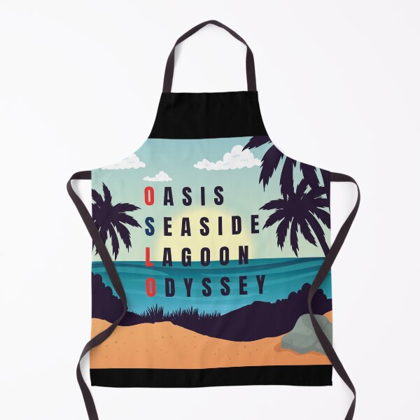 Item preview, Oslo Acrostic Tropical Beach Summer Oasis Funny designed and sold by UTkiKK.