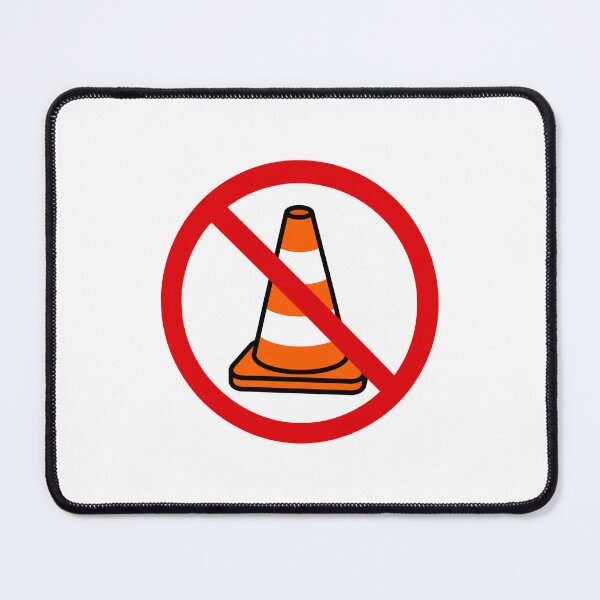 Item preview, No Traffic Cone Funny Construction Humor Design designed and sold by MonkiFlipp.