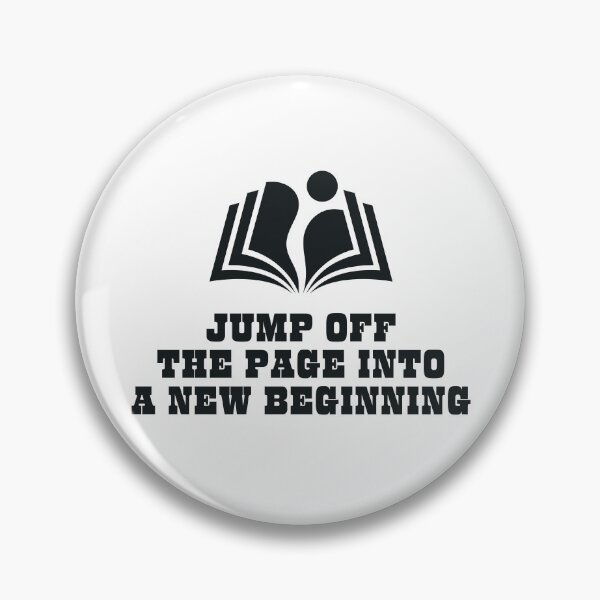 Item preview, Jump off the Page into a New Beginning. designed and sold by MPC-Mince-Pies.