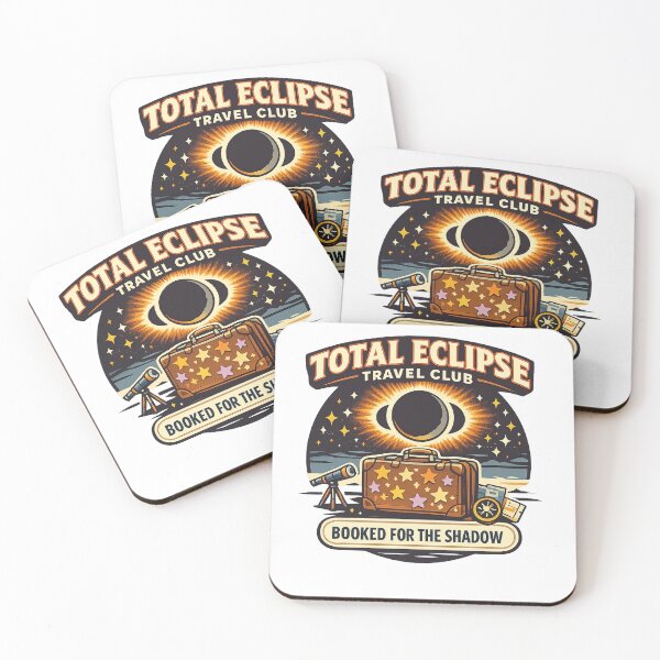 Item preview, Total Eclipse Travel Club | Booked For The Shadow designed and sold by Concrete Coffee Studio.