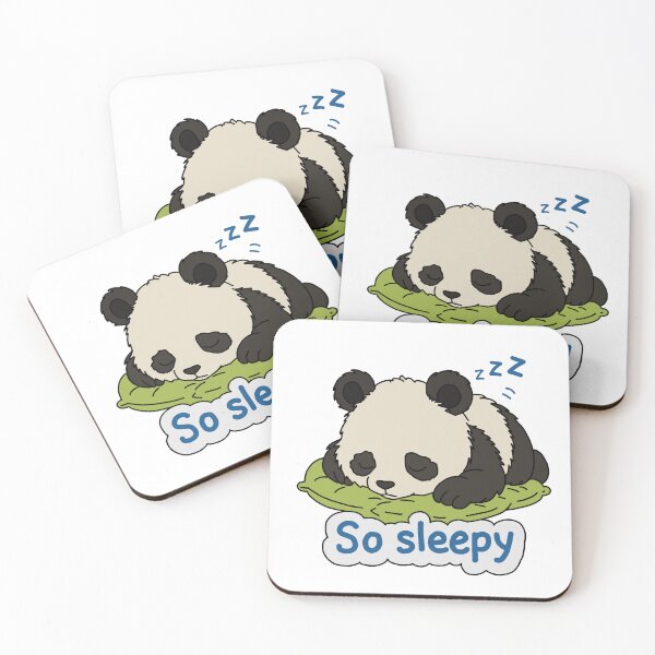 Item preview, cute sleepy panda designed and sold by FattyDream.