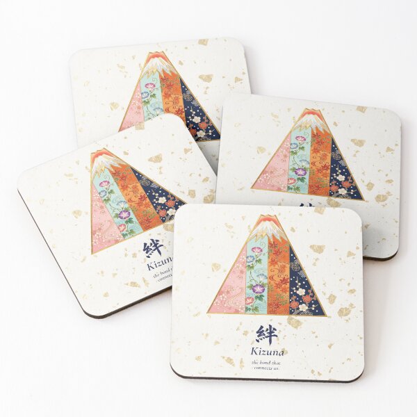 Item preview, Kizuna — Mount Fuji Art | Four Seasons Kimono Pattern designed and sold by KimonoKotoba.