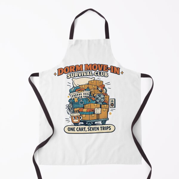 Item preview, Dorm Move-In Survival Club - Funny College Moving Day Chaos designed and sold by Concrete Coffee Studio.