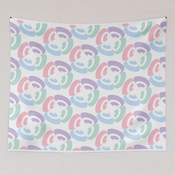 Item preview, Pinwheel-like flower design designed and sold by wonghong.
