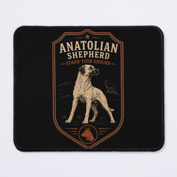 Item preview, Stand Your Ground Anatolian Shepherd Vintage Livestock Guardian Badge designed and sold by RusticMeadow.