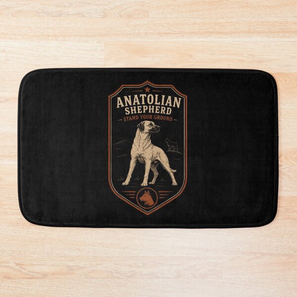 Item preview, Stand Your Ground Anatolian Shepherd Vintage Livestock Guardian Badge designed and sold by RusticMeadow.