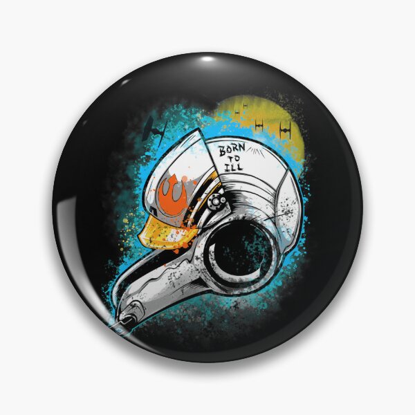 Item preview, Born To Ill Rebel Pilot Helmet with Rebel Crest designed and sold by Jalil07.