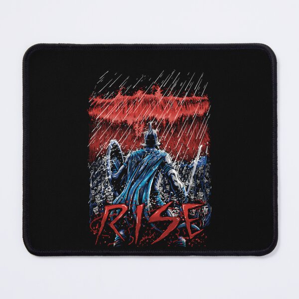 Item preview, Rise Spartan Warrior Standing in Rain under Bat Crest designed and sold by Jalil07.