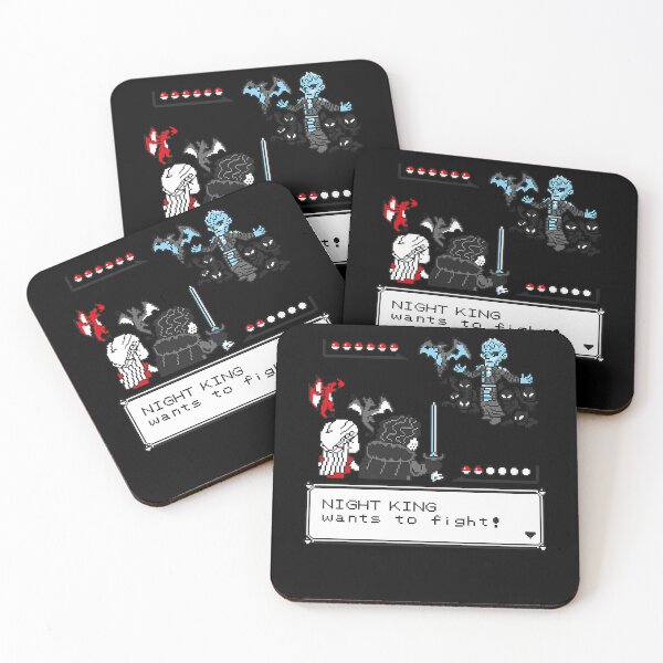 Item preview, Night King Wants To Fight Pixel Video Game Parody Battle designed and sold by Jalil07.