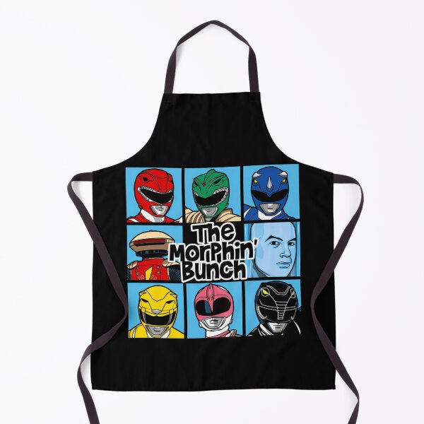 Item preview, The Morphin Bunch Pop Culture Grid Panel Illustration designed and sold by Jalil07.