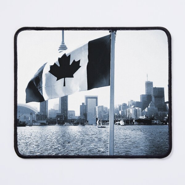 Item preview, Toronto Skyline Canadian Flag Blue Cityscape designed and sold by Vac1.