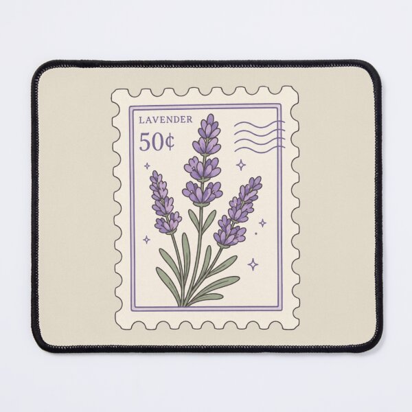 Item preview, lavender postage stamp designed and sold by lilypadblue.