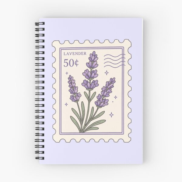 Item preview, lavender postage stamp designed and sold by lilypadblue.