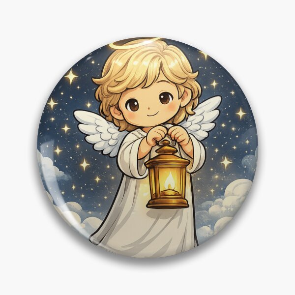 Item preview, Angel Holding Light Christian Illustration designed and sold by Daughter of Grace .