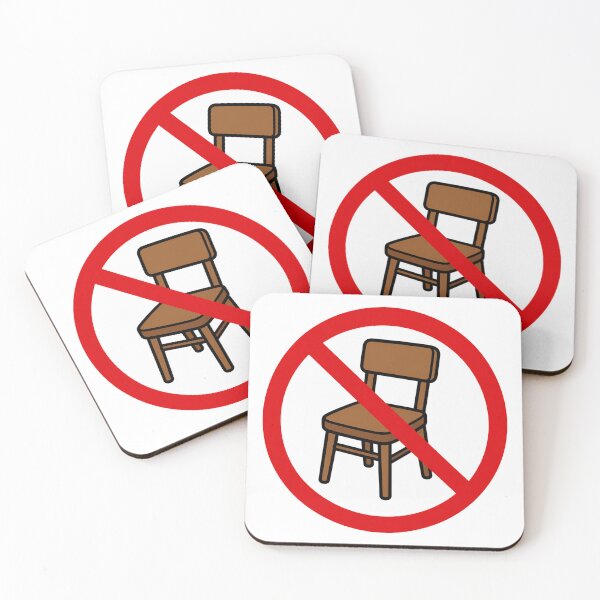 Item preview, No Chair Funny Anti Sitting Humor Design designed and sold by MonkiFlipp.
