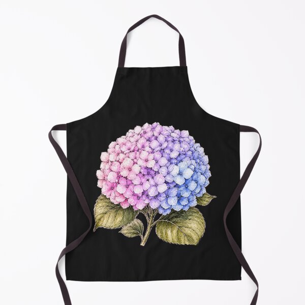 Item preview, Hand Drawn Hydrangea Watercolor Botanical Floral Illustration designed and sold by ColorSplash123.