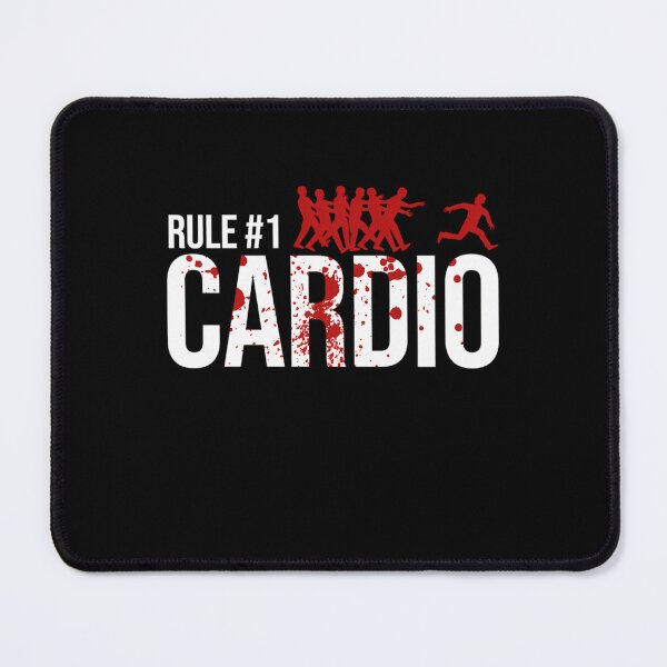 Item preview, Rule 1 Cardio Zombie Apocalypse Survival designed and sold by mouchtarikMU.