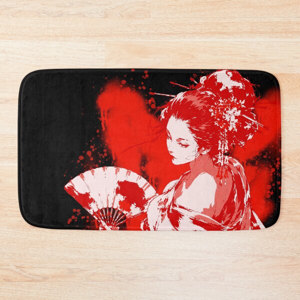 Item preview, Red Geisha ink poster designed and sold by OniricaDesign.