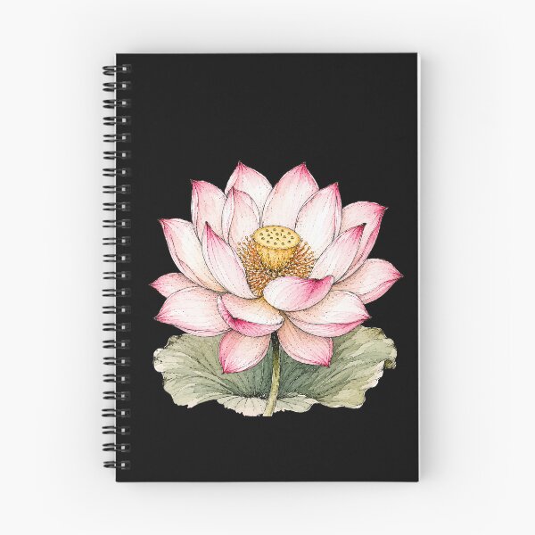 Item preview, Hand Drawn Lotus Watercolor Botanical Floral Illustration designed and sold by ColorSplash123.