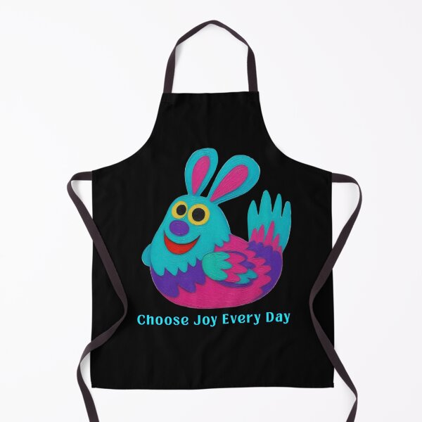 Item preview, Choose Joy Every Day - Cute Whimsical Bunny Bird designed and sold by PatykArt.