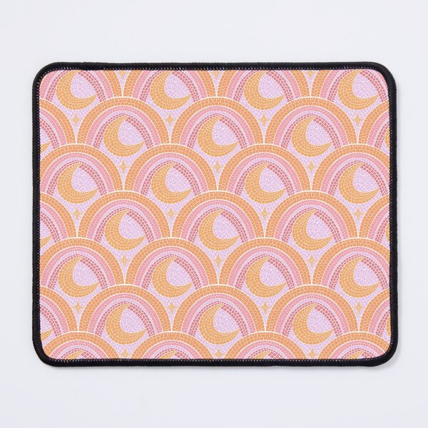Item preview, Bohemian Moonlight Mosaic - Pink and Orange designed and sold by Home Cyn Home.