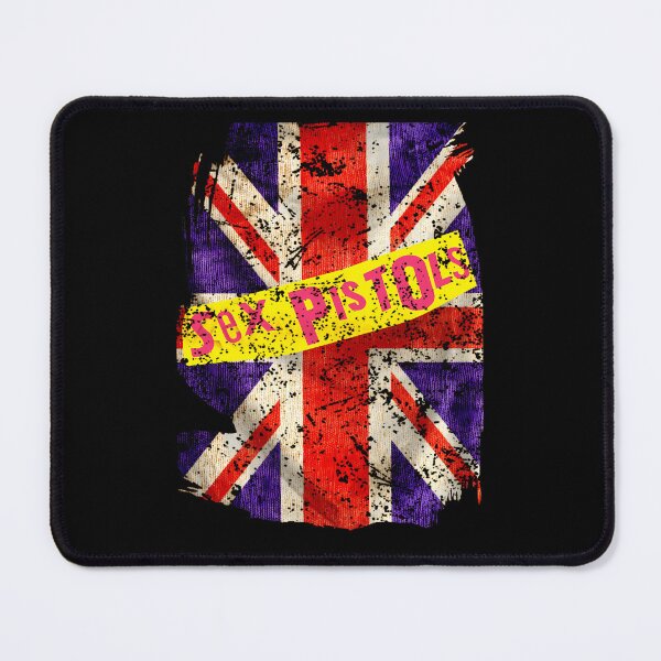 Item preview, Distressed United Kingdom Flag Poster With Yellow Banner designed and sold by AnimalAndMeme.