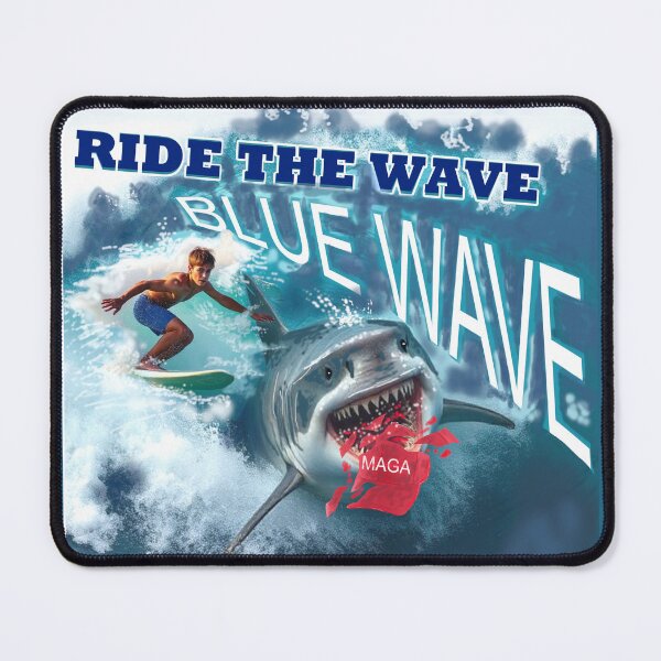 Item preview, Blue Wave Shark designed and sold by cringe0015.