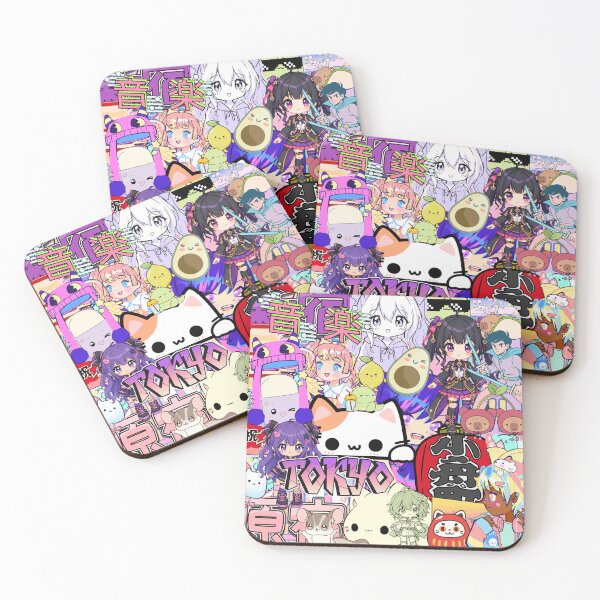 Item preview, Harajuku Kawaii Anime Sticker Bomb Collage Tokyo Streetwear designed and sold by Side By Side Studio.