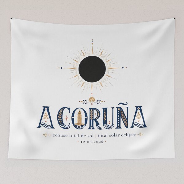 Item preview, A Coruña Total Solar Eclipse designed and sold by Beyond Destinations.