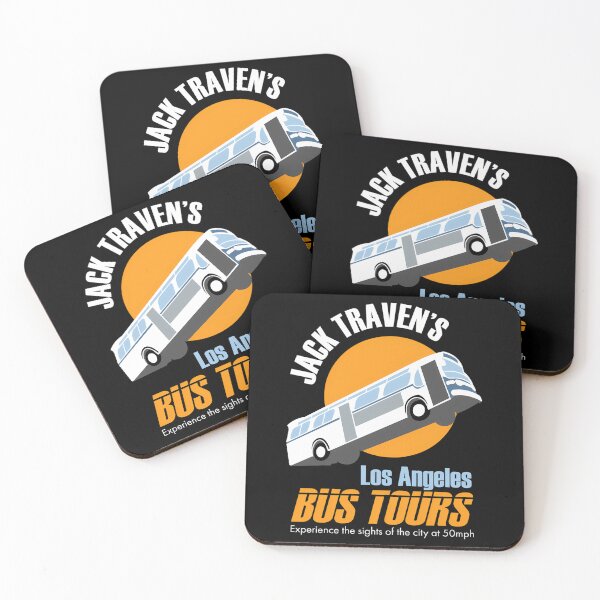 Item preview, Jack Travens Los Angeles Bus Tours 50mph City Sights designed and sold by mouchtarikMU.