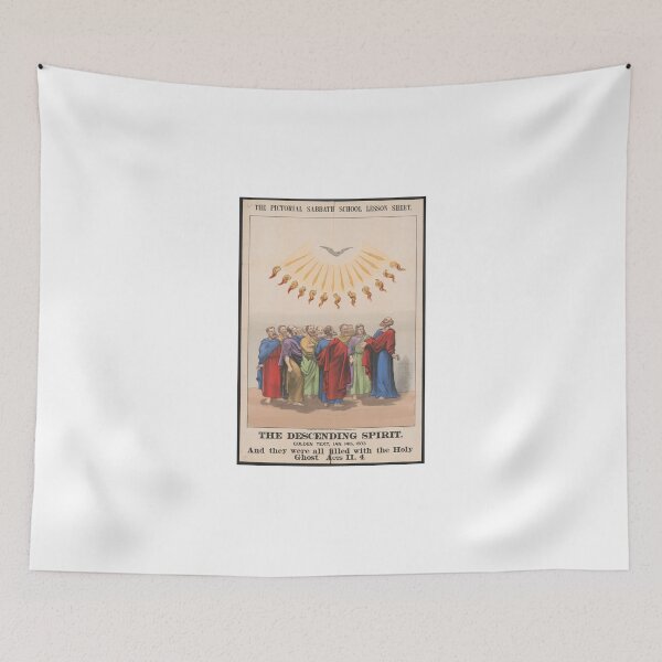Item preview, The Descending Spirit Vintage 1883 Print designed and sold by Bart4jesus.