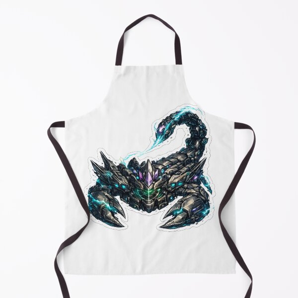 Item preview, Cybernetic Scorpion Mecha Armor with Electric Cyan Sting designed and sold by RiteshCenter .